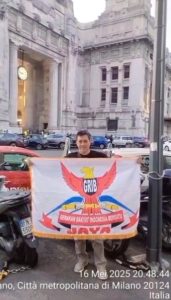 GRIB JAYA Jawa Tengah Kibarkan Panji Organisasi di Milan, Italia – Tegaskan Komitmen Damai Lewat Sholawat dan Bakti Sosial
