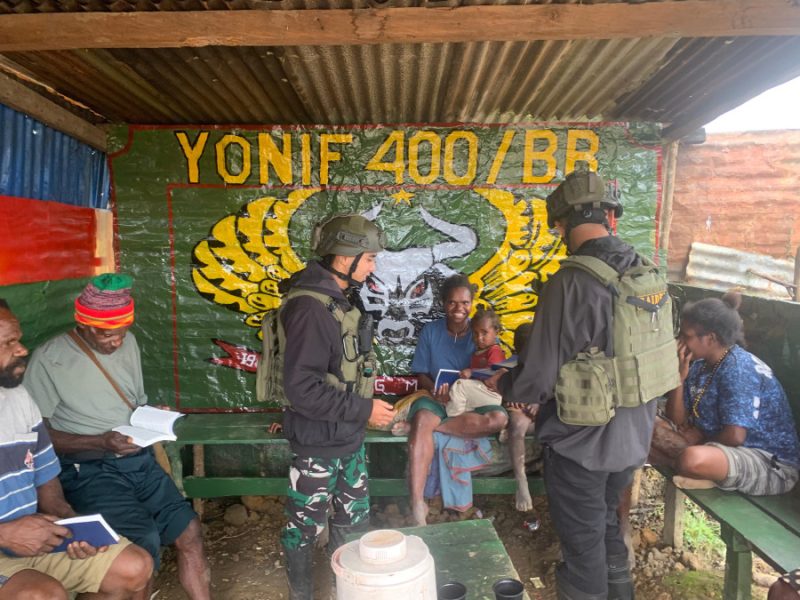 Komitmen Satgas Yonif 400/Banteng Raiders dalam Mendukung Kehidupan Rohani Masyarakat
