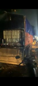Jalan Raya Pati-Tayu Licin Akibat Tumpahan Solar, Sopir Truk Kabur