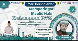 Meningkatkan Rasa Cinta Dan Meneladani Akhlakul Karimah Nabi Muhammad SAW, Sdn Cariu 03 memperingati Maulid Nabi Muhammad SAW 1447 H